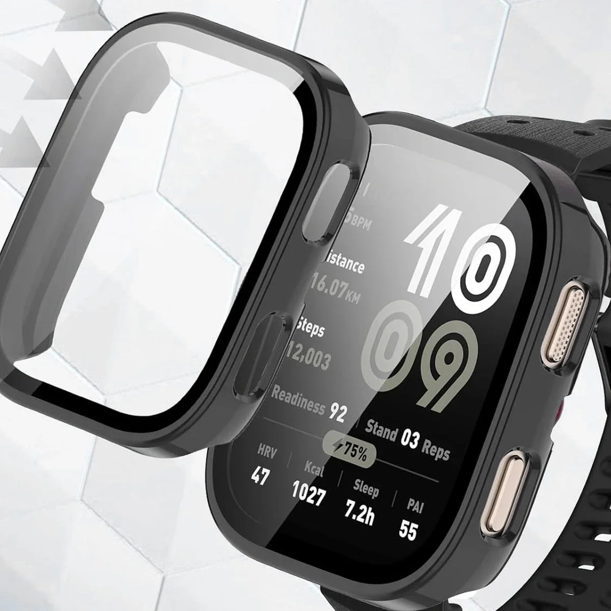 Soft TPU Case for Amazfit Bip 6 Protective Full Screen Protector Protective Electroplated Transparent Cover on Amazfit Bip6