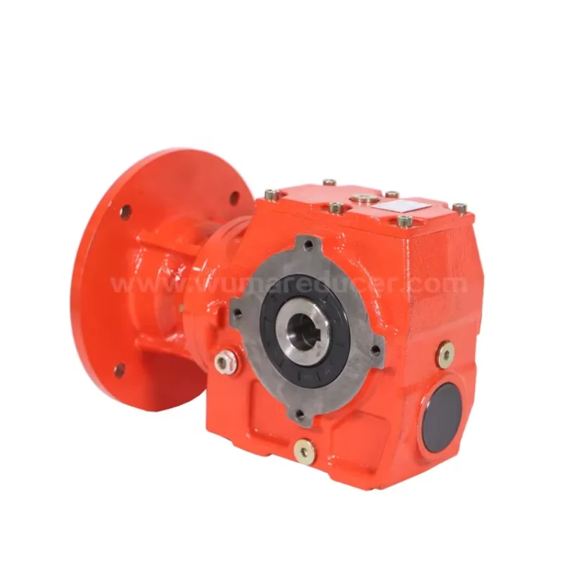 Direct Selling Foot Mounting Worm Reducer WS67 WS77 Helical Gear Boxes for Agriculture Tractor