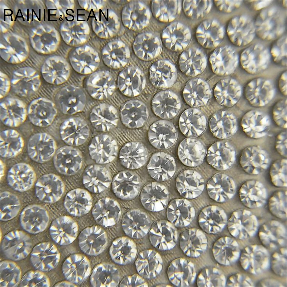 Cinture RAINIE SEAN per donna Cintura larga con strass Fascia da smoking Corsetto elastico nero Cintura femminile di design alla moda per matrimonio per abito