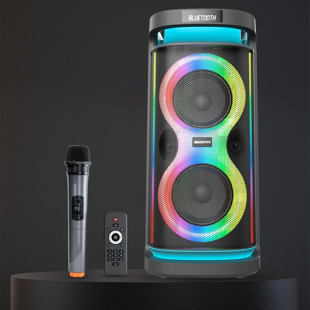 

Modorwy TWS Double 6.5 Inch Wireless Box New Outdoor Waterproof Product For Gaming & Party Karaoke Outdoor Waterproof Speakers