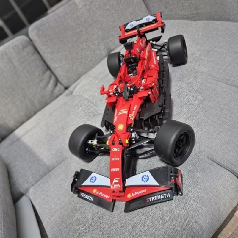 1000+PCS Technical Style Speed Racing Car Building Block 1:10 Scale Collectible Model DIY Toy Set for Adult and Kid Gift Display