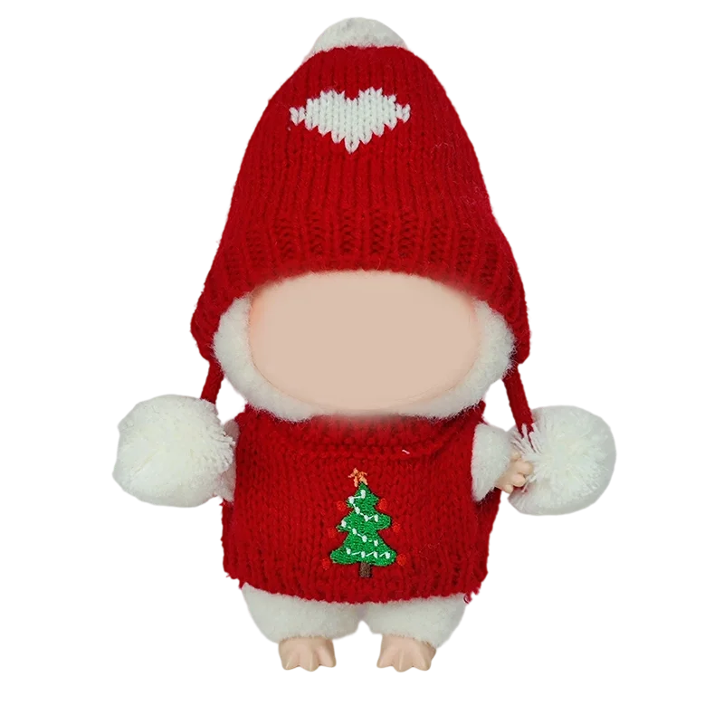 For 17cm Labubu Clothes Outfit Plush Doll Clothes - Baseball Uniform with Cap & Glove | Sports Fan Gift