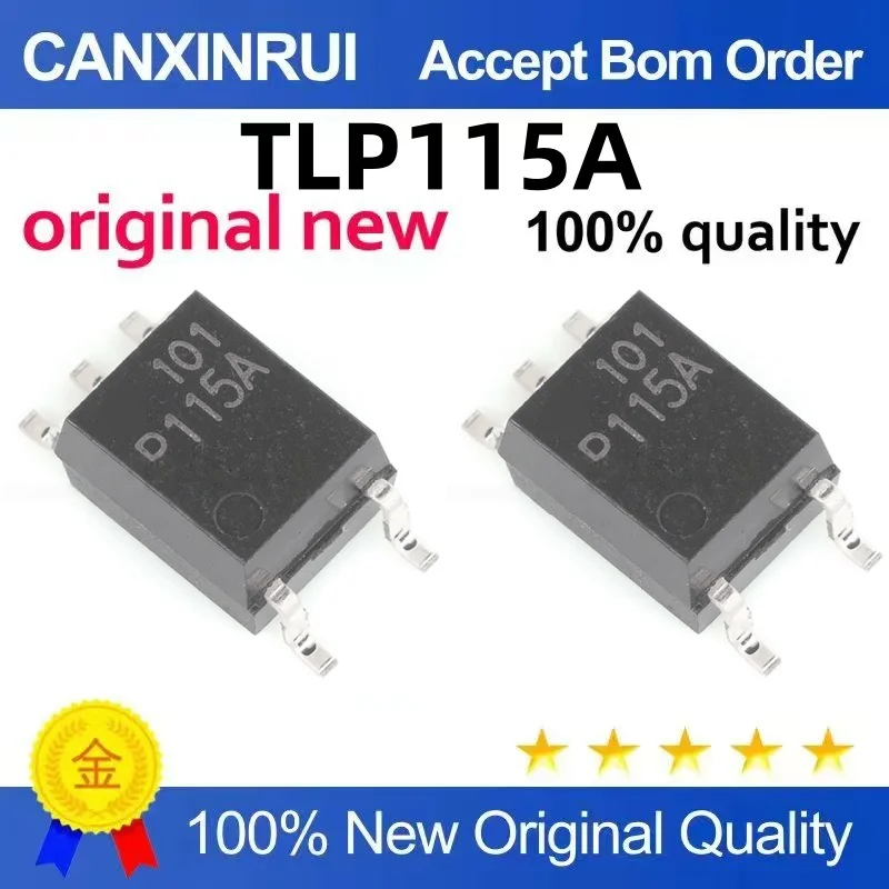 (10-300piezas)New Original TLP115A P115A SOP-5 SMD Logic Output Optocoupler High Speed Optocoupler