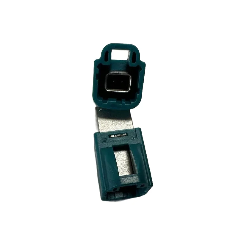 ECT Electrical Connection Brand 818018539 Ethernet Single Cavity Board End Connector Z Buckle Square Saliva Blue A-ETH