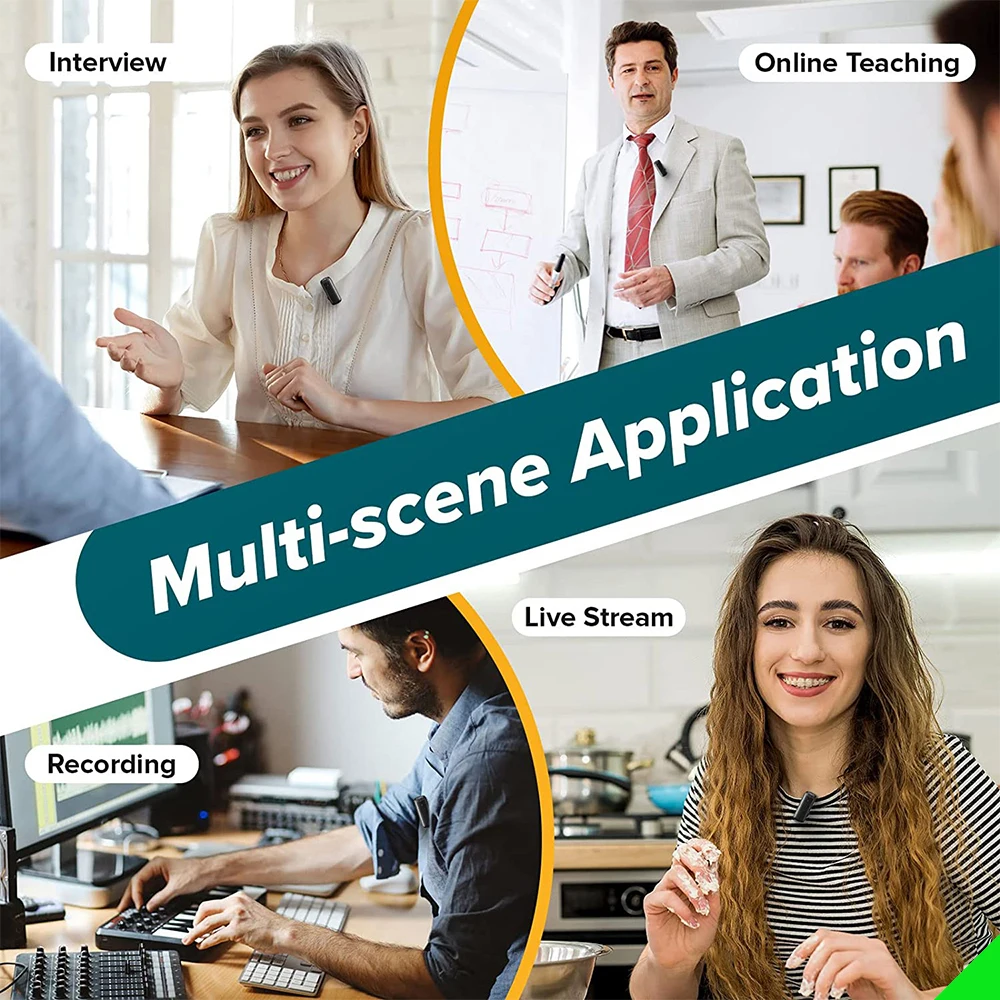 Microfono senza fili con scatola di ricarica microfono Lavalier riduzione del rumore intervista dal vivo registrazione del telefono cellulare per iPhone tipo C