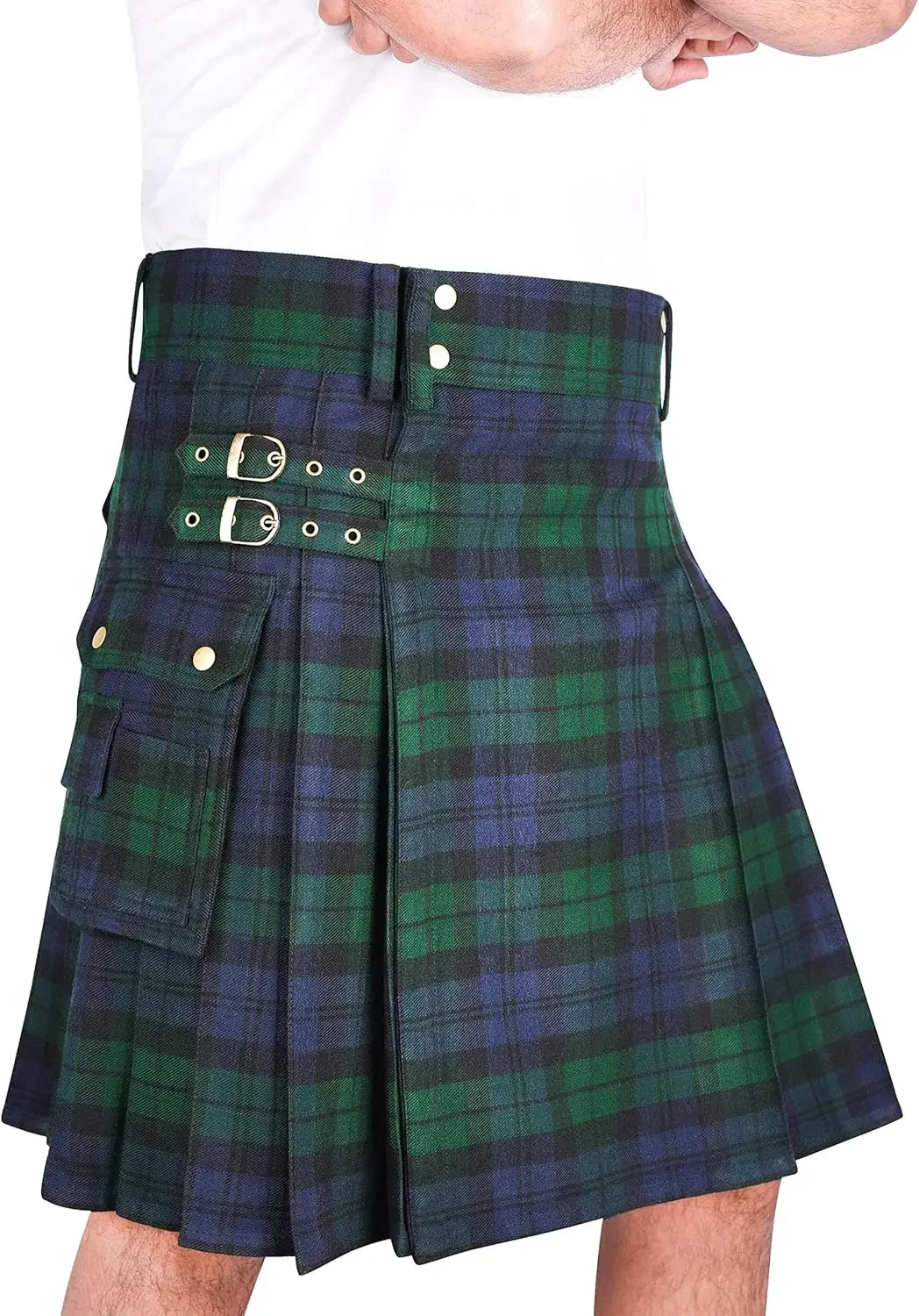 

DSS KILTS- Men's Heavy Tartan Utility Kilt-Kilt for Men