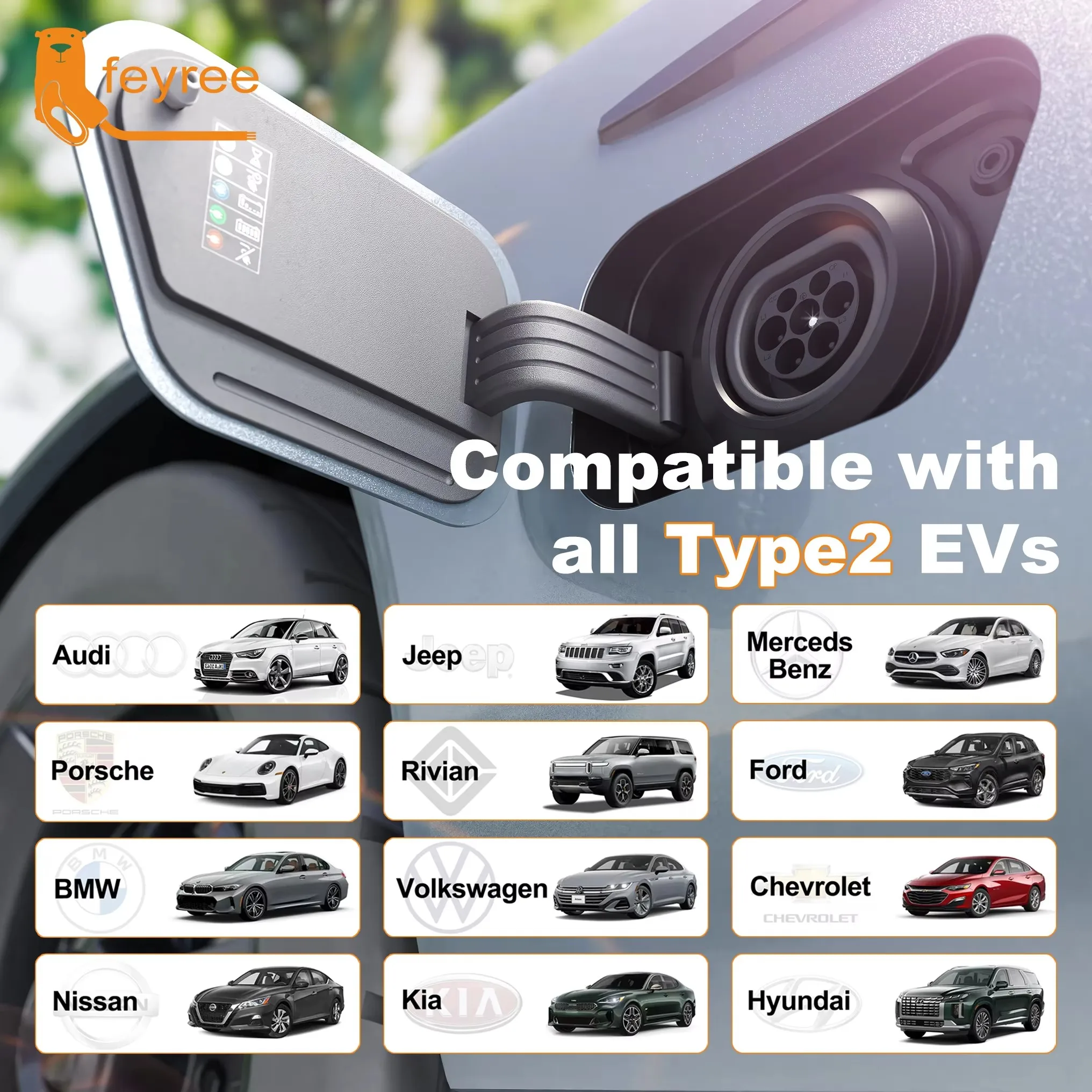 Адаптер зарядной станции Feyre – обзор и цена Ev Charger 7Kw Single Phase