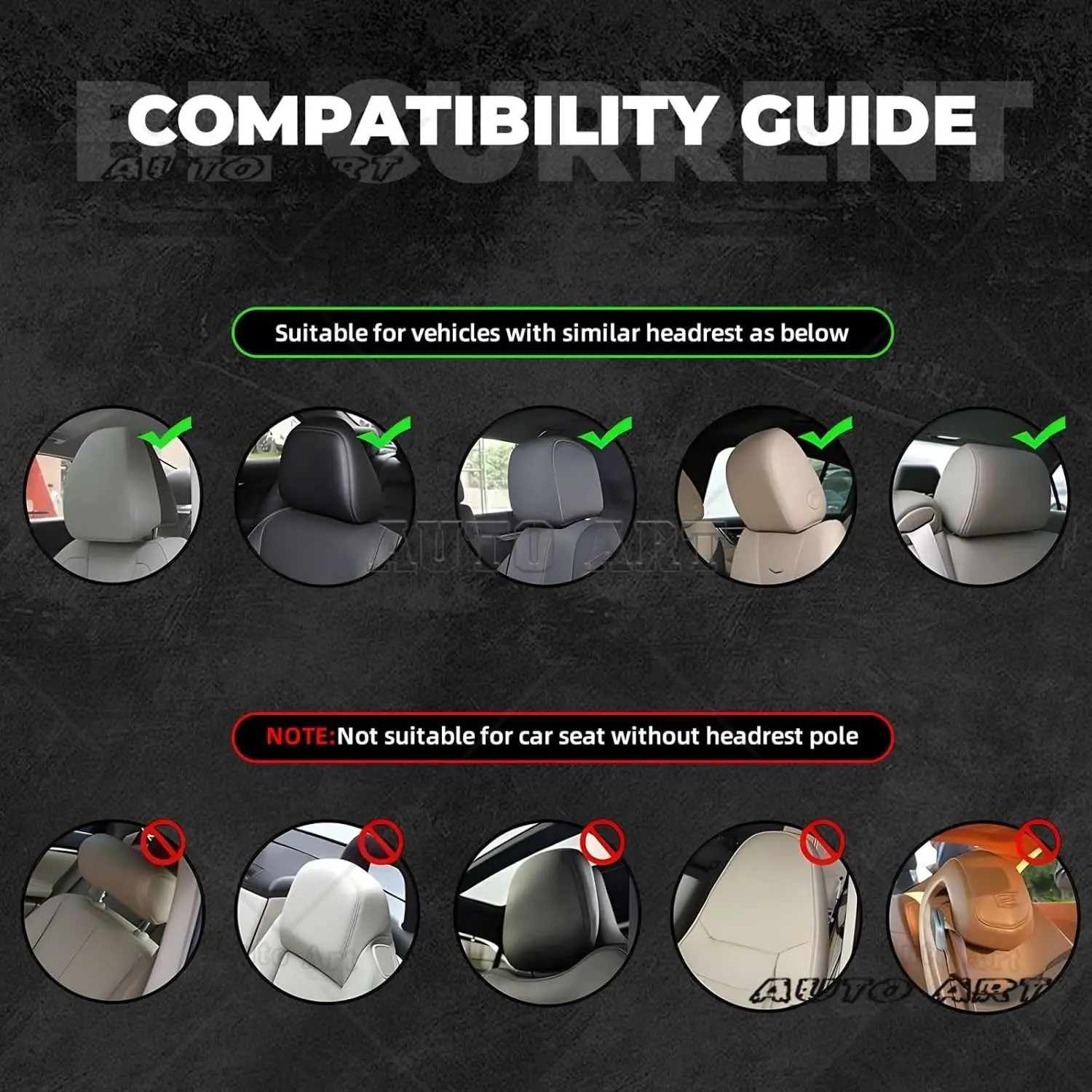 الزرافة الأكل يترك 2 قطعة مسند الرأس سيارة يغطي لينة مقعد السيارة رئيس بقية غطاء حامي العالمي مسند الرأس مكافحة القذرة يغطي