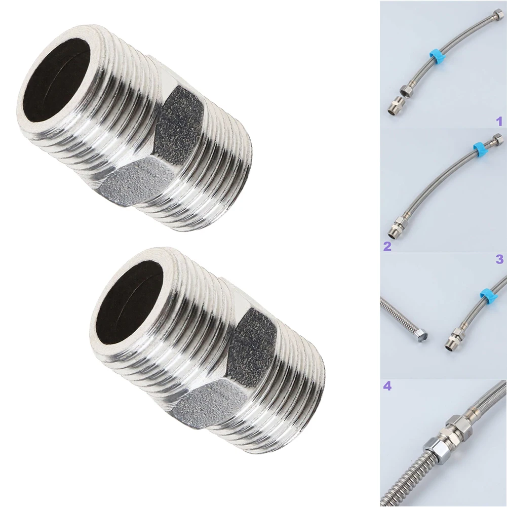 Brand New Corrode Easy To Install Outdoor Showers RVs Hose Extension Shower Extender Stainless Steel Strong Tools