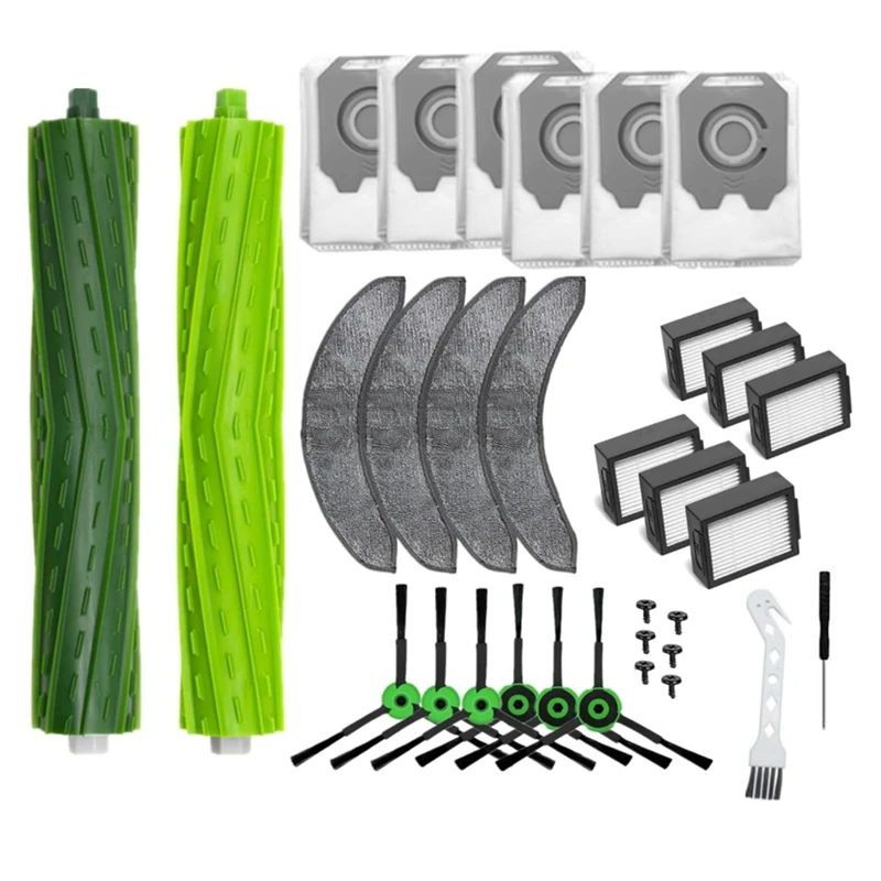 Запасные части для Irobot Roomba Combo J7 + J9 + робот-пылесос и швабра, фильтр, щетка, мешок для пыли