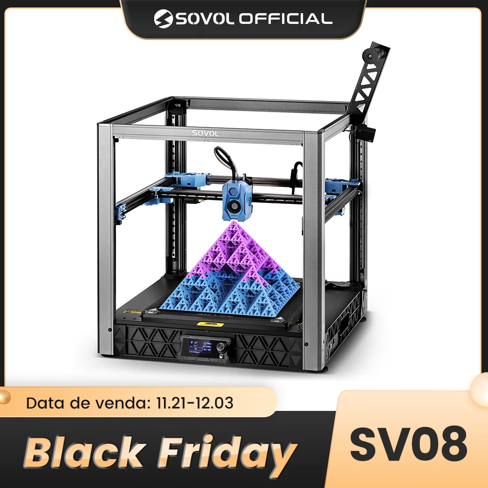 Sovol SV08 Core-XY 3D Printer Open Source, Max 700mm/s High Speed 3D Printers with 300℃ Clog-free Hotend and Camera