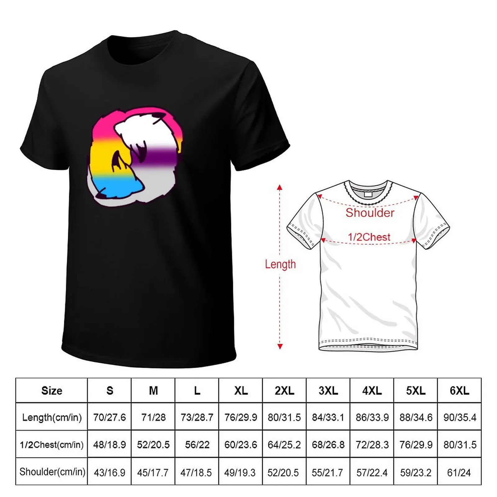 Pan/Demi Cuddles T-Shirt Vintage Print Crew Neck Tee