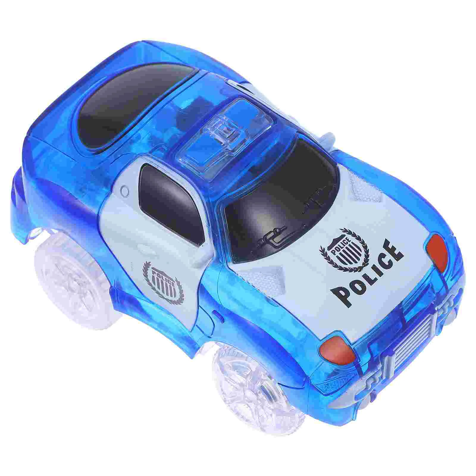 Light Up Car Track Toy Racing Track Accessories Compatible with Most Tracks(Light Blue) car toys light up car toys