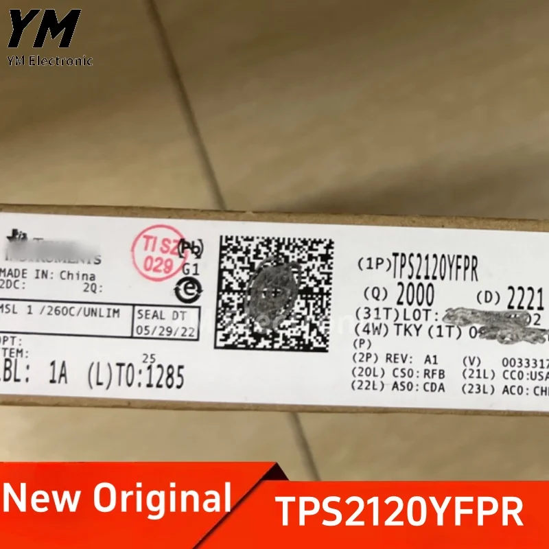 New Original TPS2120YFPR TPS2120 DSBGA-20 Monitoring and resetting chips