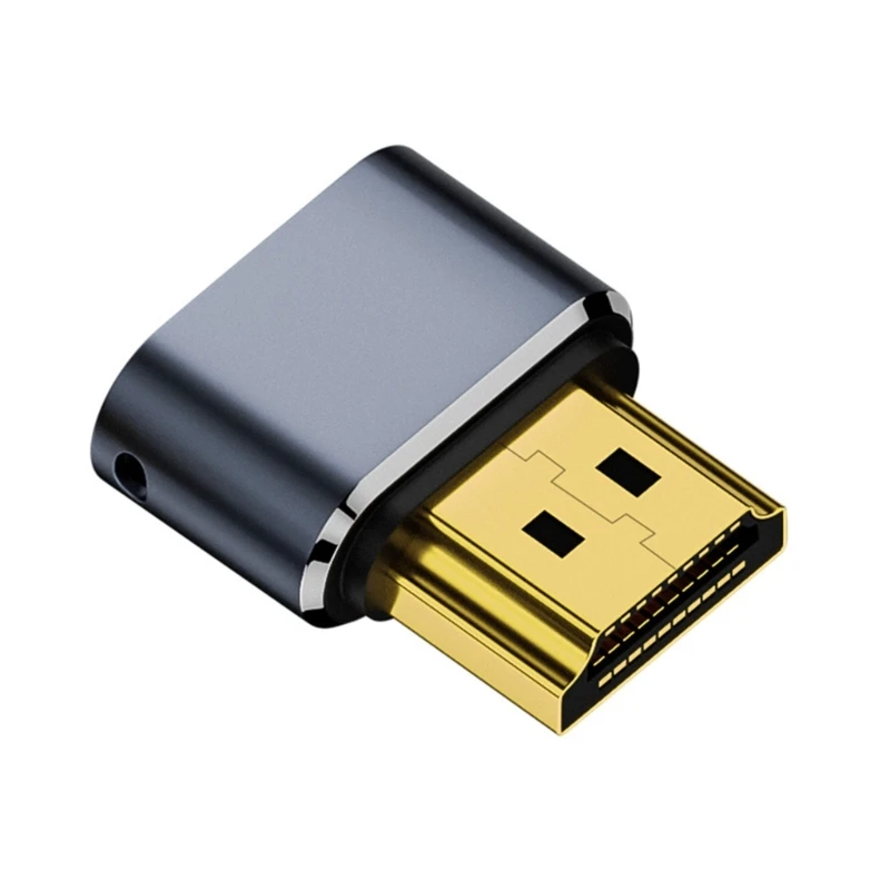 โลหะ HDTV ปลั๊กวิดีโอความละเอียดสูง Emulators อะแดปเตอร์จอแสดงผล Headless สำหรับปรับปรุงจอแสดงผลจอแสดงผล 4K Dropship