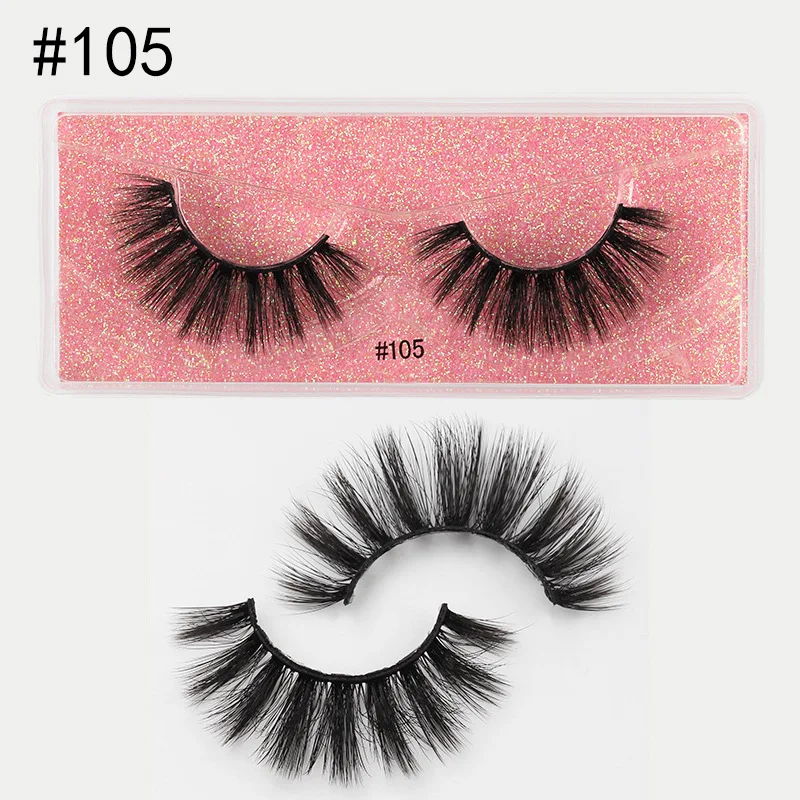 2/4/6PAIRS Handmade 100% Cruelty-free Popular Comfortable Vegan High-quality Sustainable Reusable False Lashes For Everyday Use