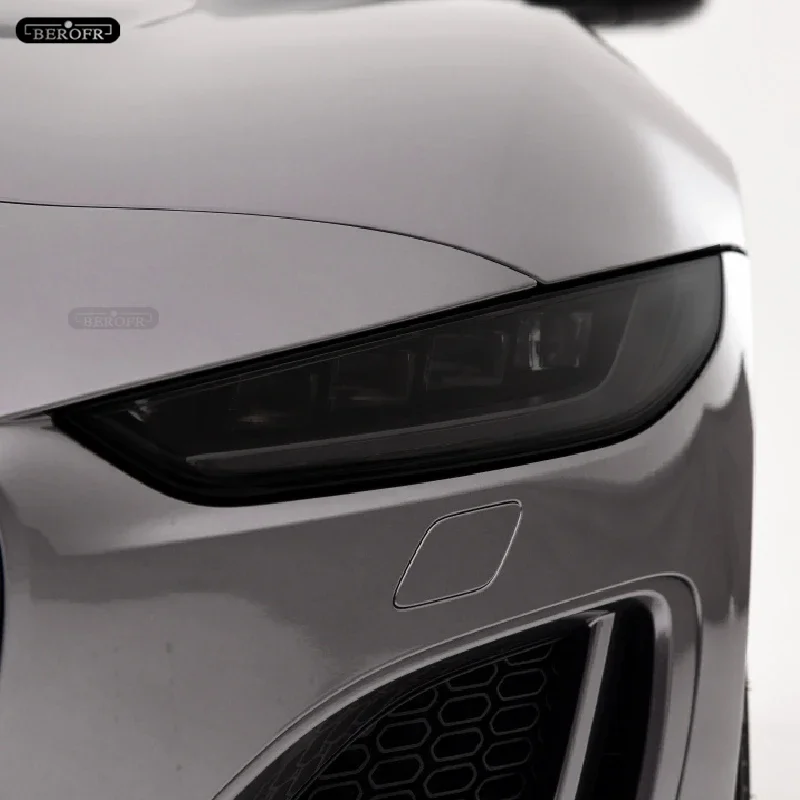 

Защитная тонировочная пленка для фар автомобиля, дымчато-черная прозрачная наклейка из ТПУ для Jaguar F Type X152 2013-на аксессуарах