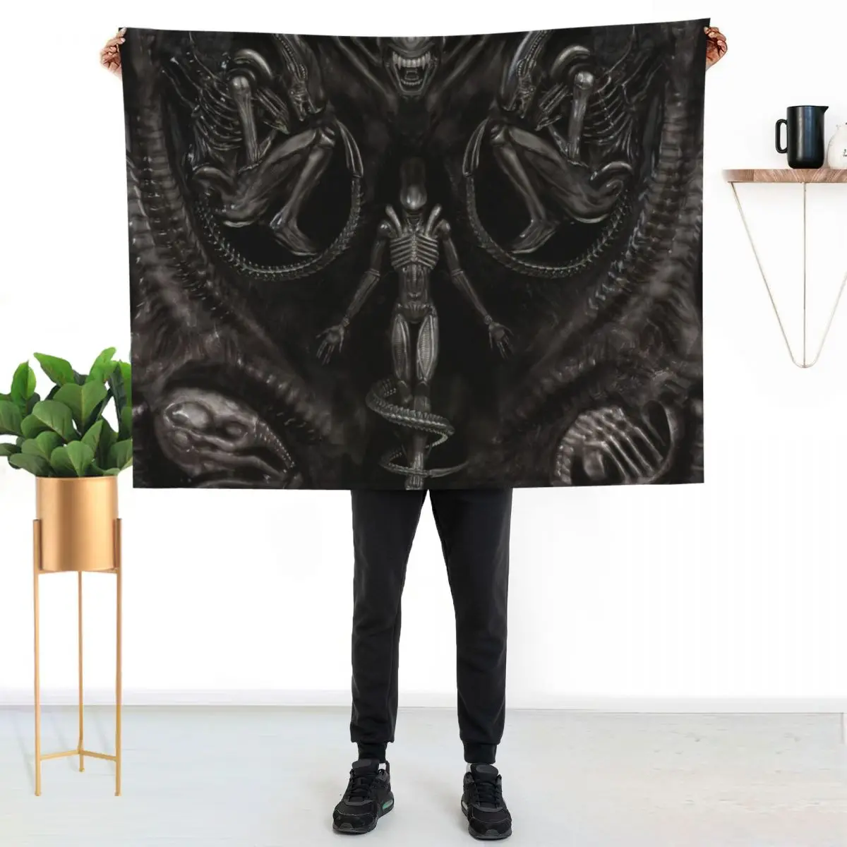 

Alien Worlds Throw Blanket Luxurious Soft Fuzzy Blanket for Sofa Bed