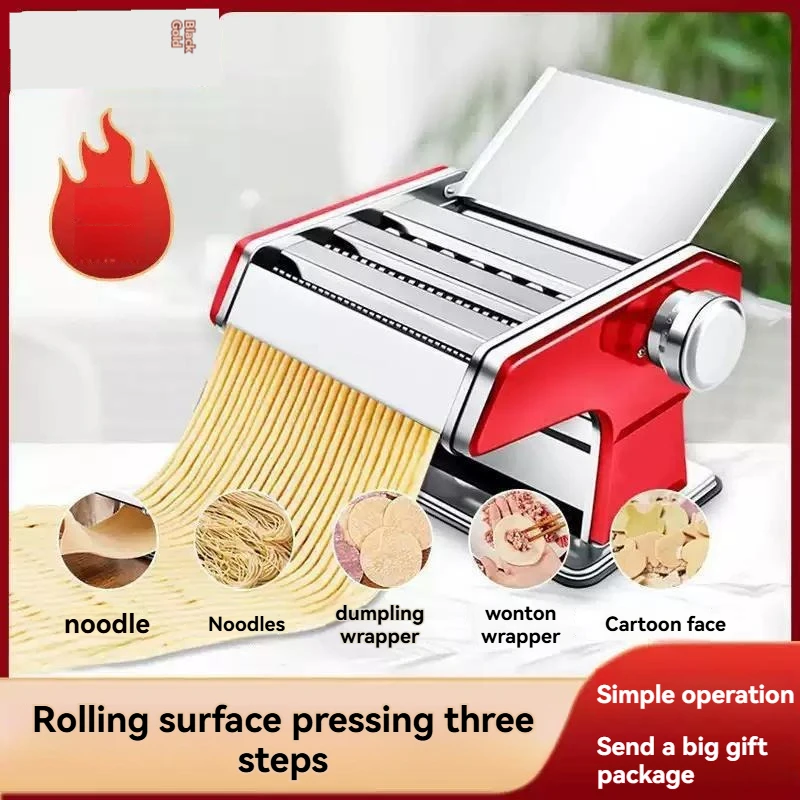 

Small Home Manual Noodle Maker Pasta Machine Multifunctional Dough Roller Press for Dumpling Wrapper Kitchen New Model