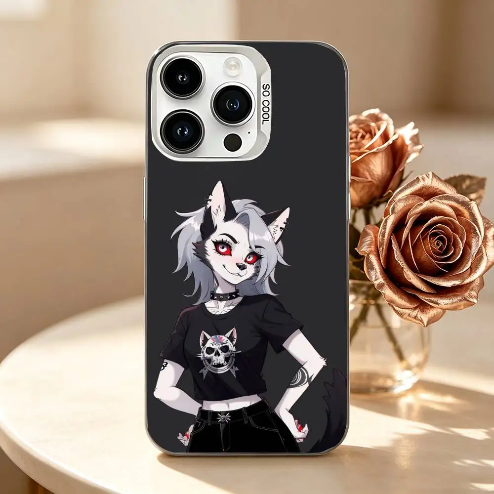 Helluva Boss L-Loona   Phone Case For iPhone 17,16,15,14,13,12,11 Plus,Pro Max,XS,Colorful Silver Phone case Funda Cover