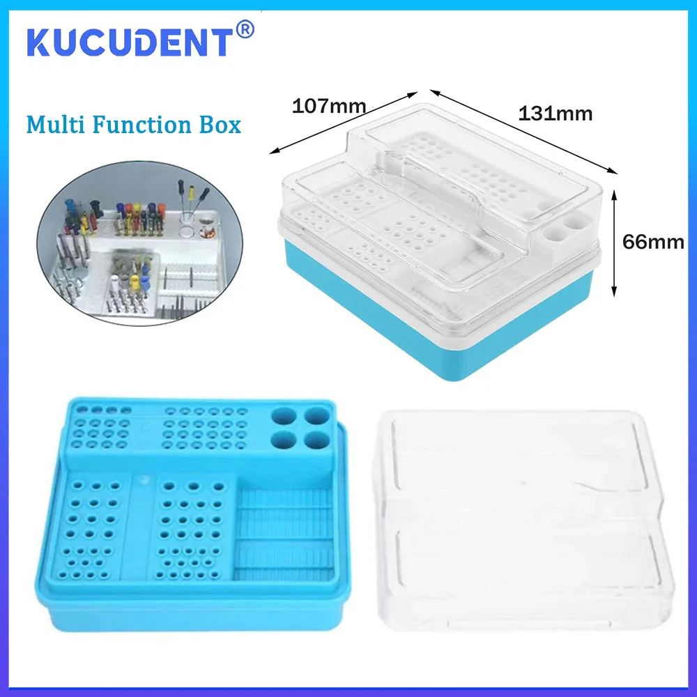 KUCUDENT стоматологические эндофайлы, дезинфекционный чехол, держатель, стоматологический карбид/алмазные боры, ящик для хранения сверл, многофункциональное размещение