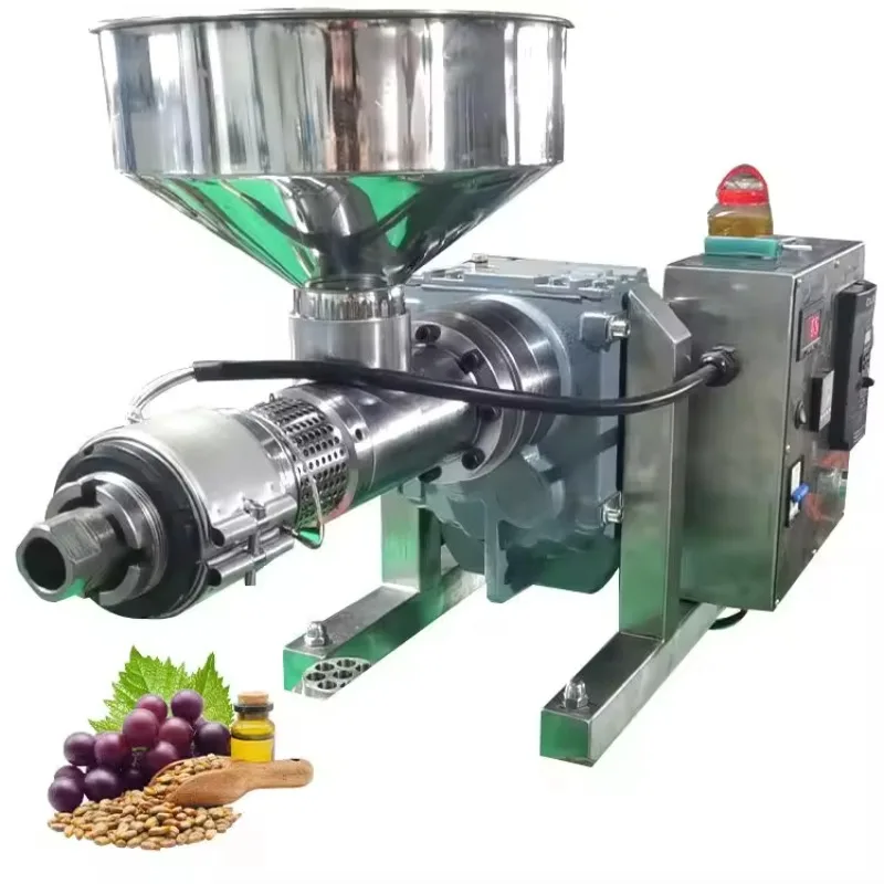 Custom 2026 Stainless Steel Cold Press Oil Extractor,Hydraulic Screw for Peanut Walnuts Edible Oil Pressing Industrial Machine