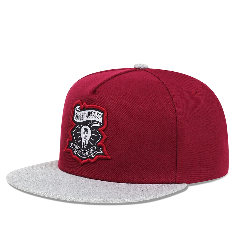 Nowa moda Hip Hop czapka z daszkiem czapka z nadrukiem lampy czapki typu Trucker bawełniana czapka typu snapback kapelusze przeciwsłoneczne na