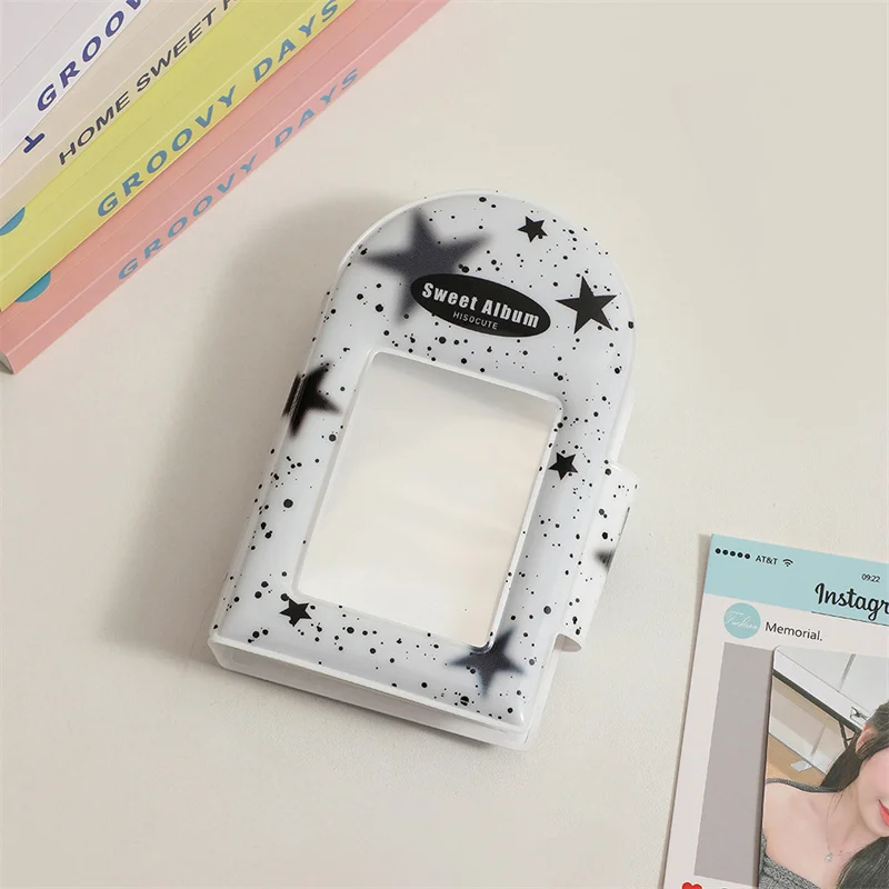 Kpop Binder 3 Inch Photo CardAlbum Photo Postcard Album Organizer Book Idol Collector Card Storage Card Photocards Holder
