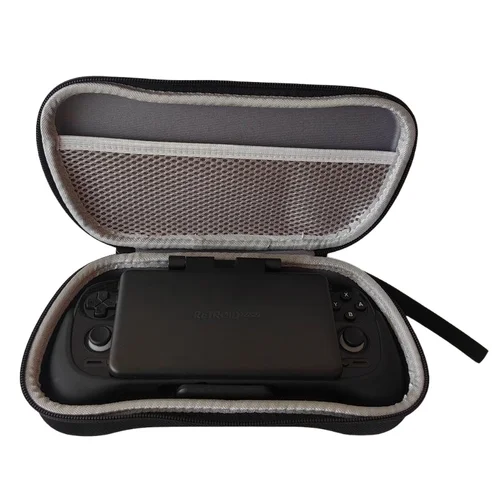 Bolsa de pantalla Dual de bolsillo Retroid Original, Estuche de transporte manual para consola RP5 con agarre oficial, caja de almacenamiento de pantalla extensible