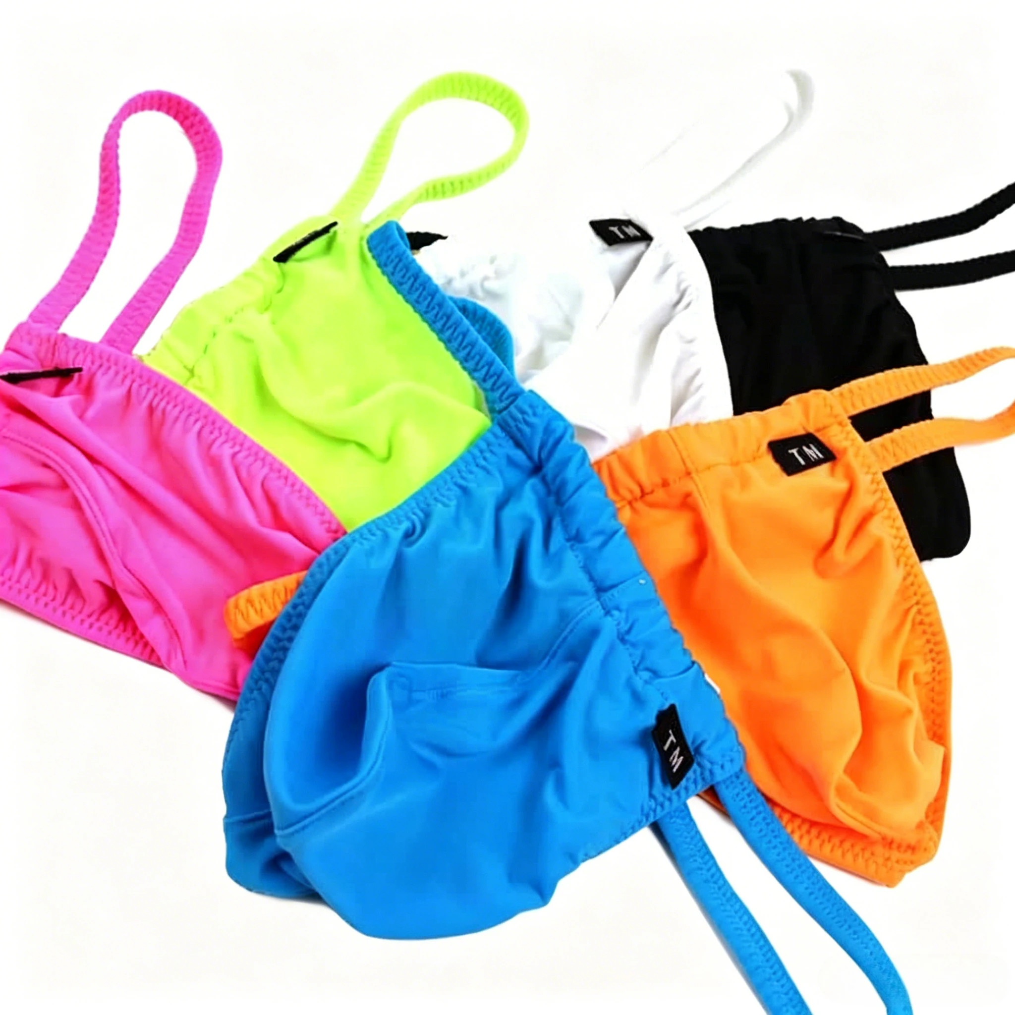 

Ice Silk Single String G-String Thong for Men Low Waist U-Pouch High Elastic Breathable Sexy Underwear