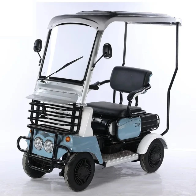 

500W48/60V Three-seater Electric Four-wheel Vehicle with Canopy Electric Tricycle Export Customized Transportation