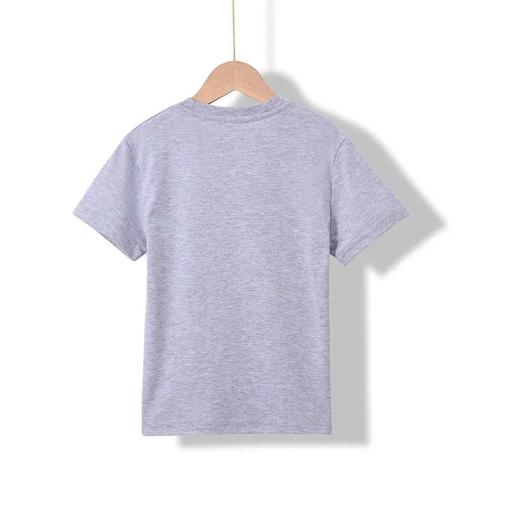 2025 Children\'s Cotton Custom T Shirt Make Your Design Logo for Boys and Girls Front Back Both Side Personalized Tshirt