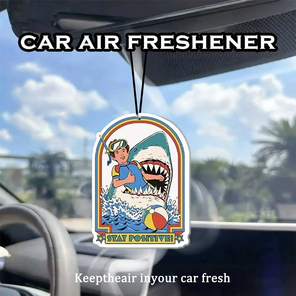 Car Shark. Auto-Lufterfrischer - Auto-Spiegel-Hängeparfüm Auto-Duftspender - Auto-Innenraum