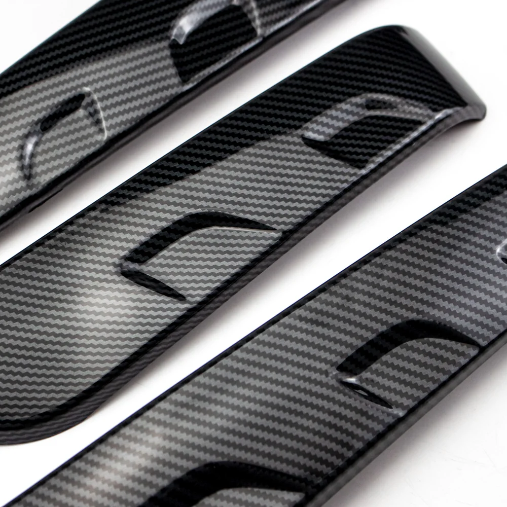 4Pcs Carbon Fiber Color Car Interior Door Handle Cover Trim Car Interior Decorative For Ford RANGER 2015-2020