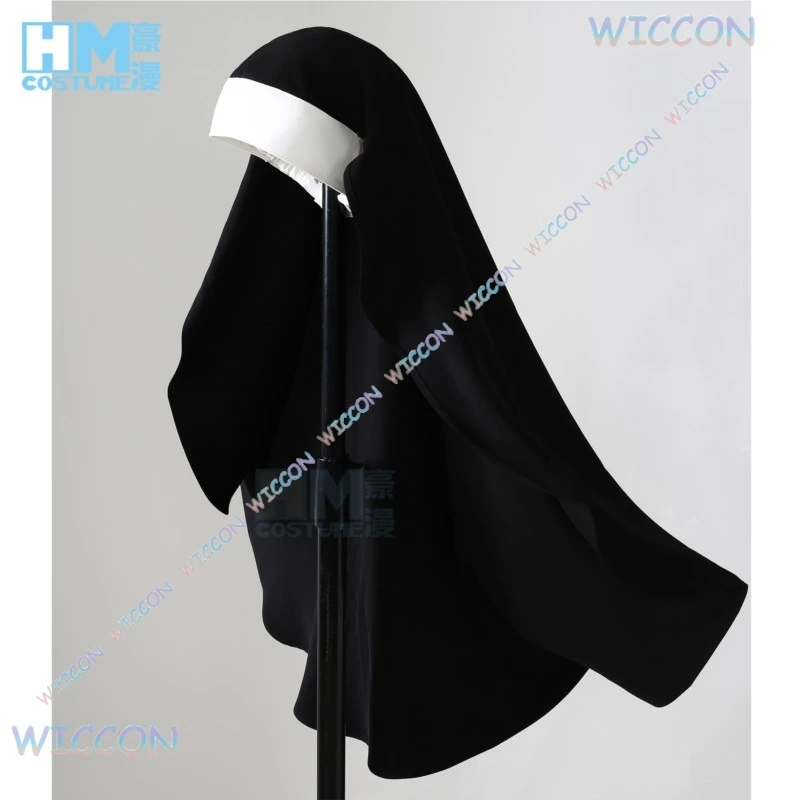 [BankaiMode] Anime MyDressUp Darling Marin Kitagawa Cosplay Strój Zakonnicy Sukienka Kapelusz Marin Kitagawa Peruka Kobiety Halloween Party Roleplay