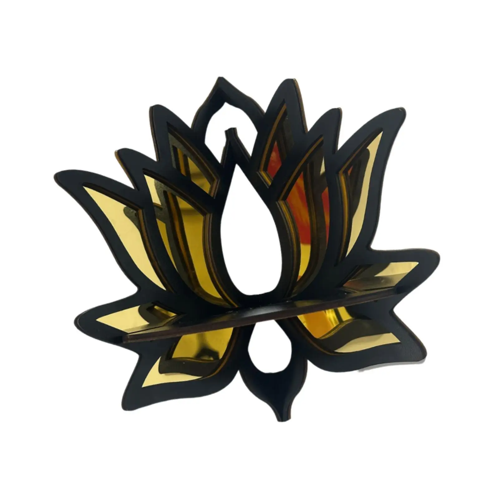 Small Cute Wooden Lotus Corner Wall Shelf Boho Decor Floating Shelf Wall Mounted Gift for Bedroom Living Room Storage
