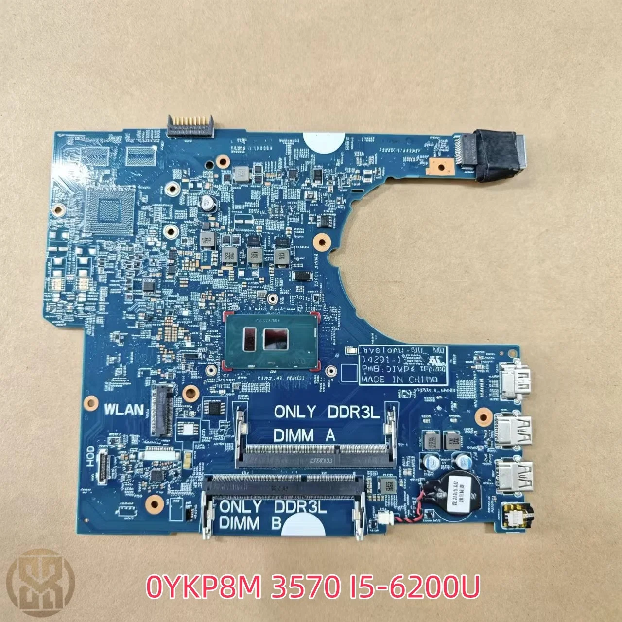 

14291-1 Laptop Motherboard With I5-6200U CPU For DELL Latitude 3570 0YKP8M Fully Tested Working Mainboard