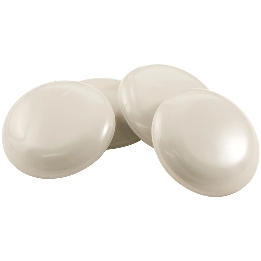 Self Stick Round Furniture Sliders 1-1/4 Inch Pack of 16 Durable Adhesive Movers Easy Indoor Furniture Relocation