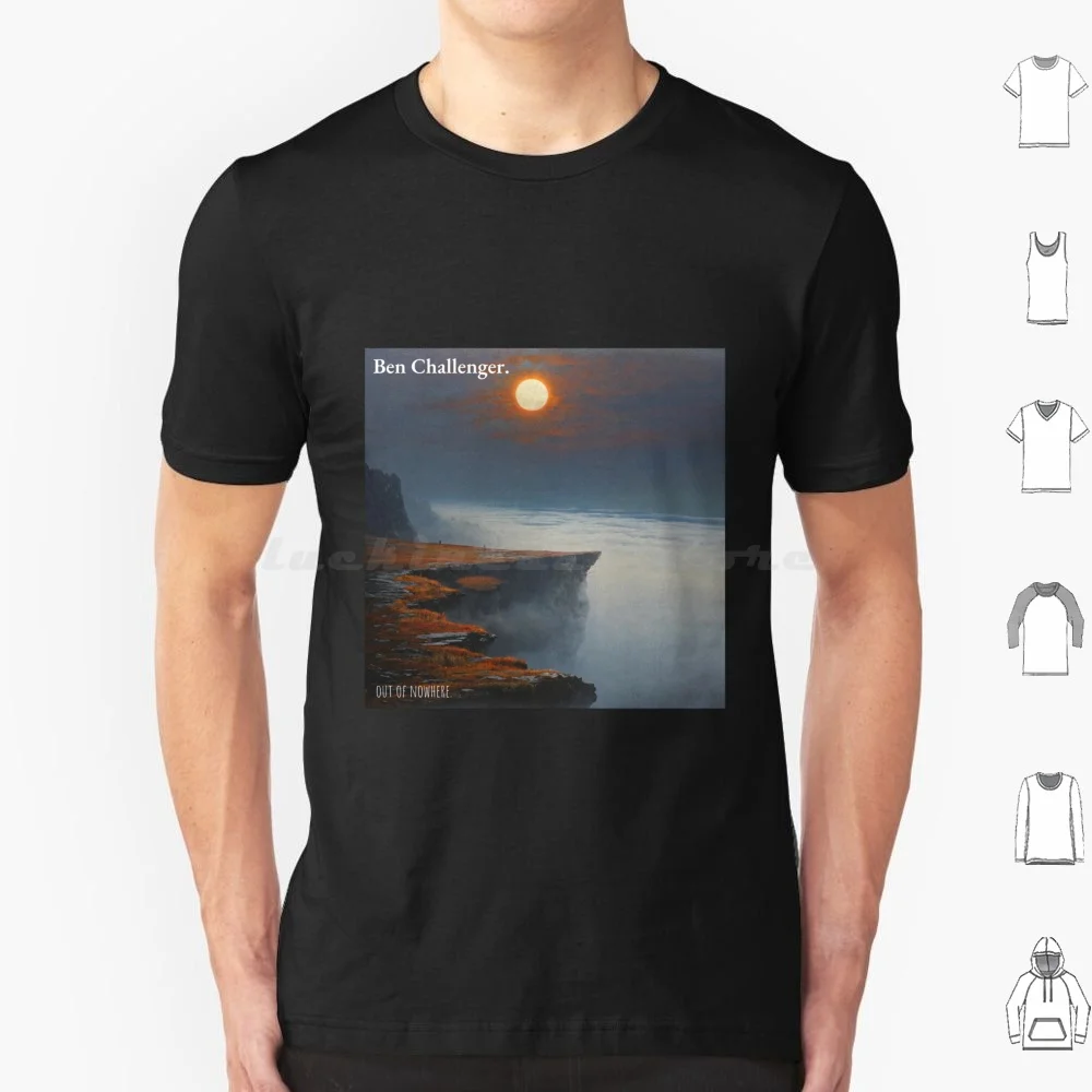 Ben Challenger.-'out Of Nowhere.' Single Cover T Shirt 6xl Cotton Cool Tee Ben Challenger The Lighthouse Prog Prog Metal