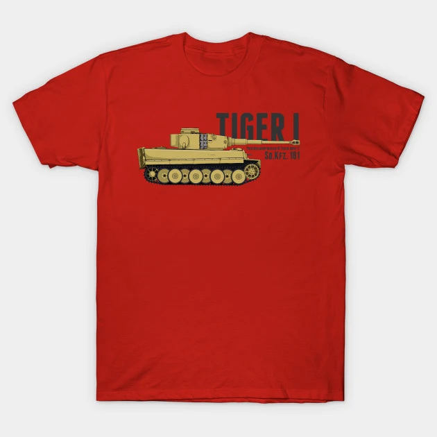 WW2 Bundeswehr Panzer Troops Panzer VI Tiger 1 Tank T-Shirt. Summer Cotton Short Sleeve O-Neck Mens T Shirt New S-3XL