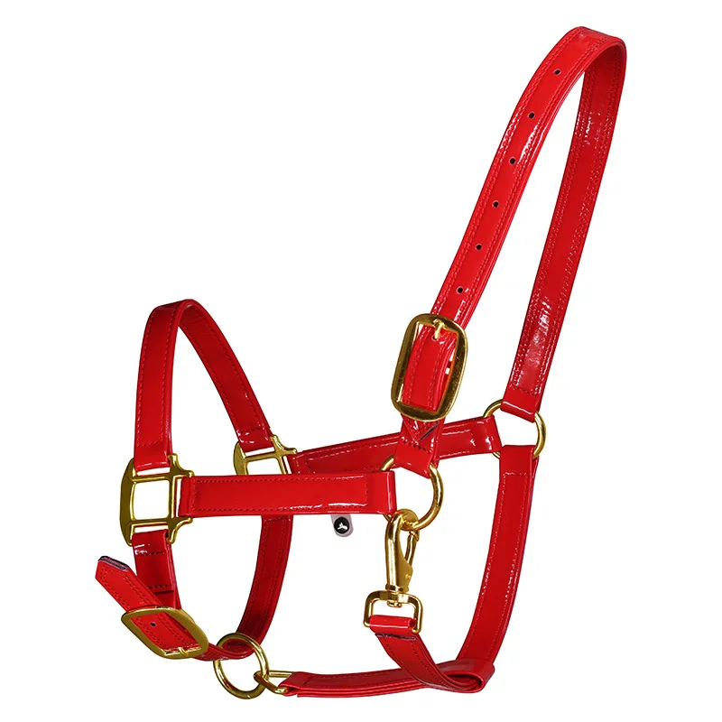 2025 New Microfiber Leather Horse Halter High Quality Equestrian Equipment Bridle Headcollar Horse Stable Protective Gear