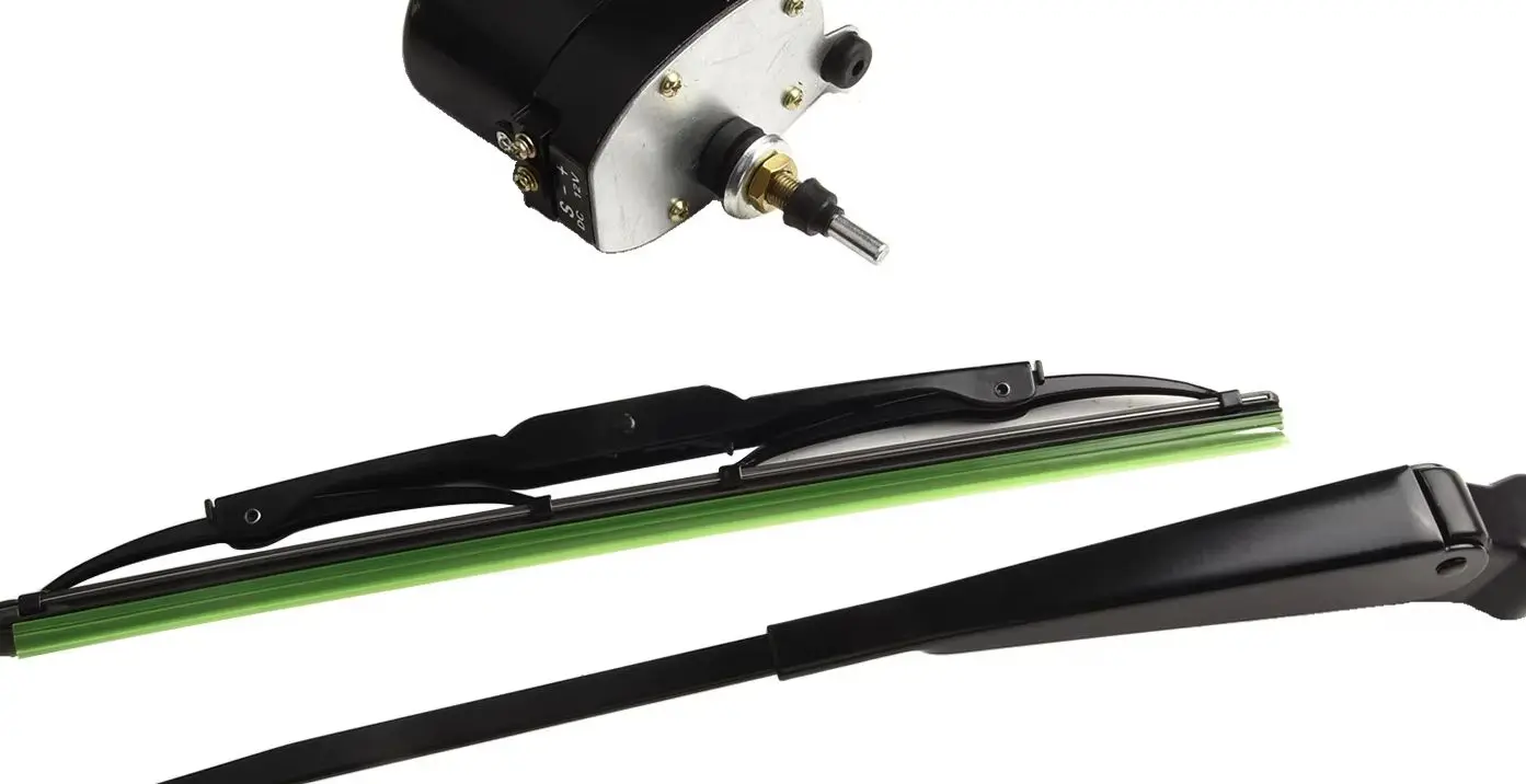 

1pc Fronts Rear 12V Windscreen Wiper Motor With Arms And Blades For Tractor Fishing Boats Power Tool Accessories Plastic Parts