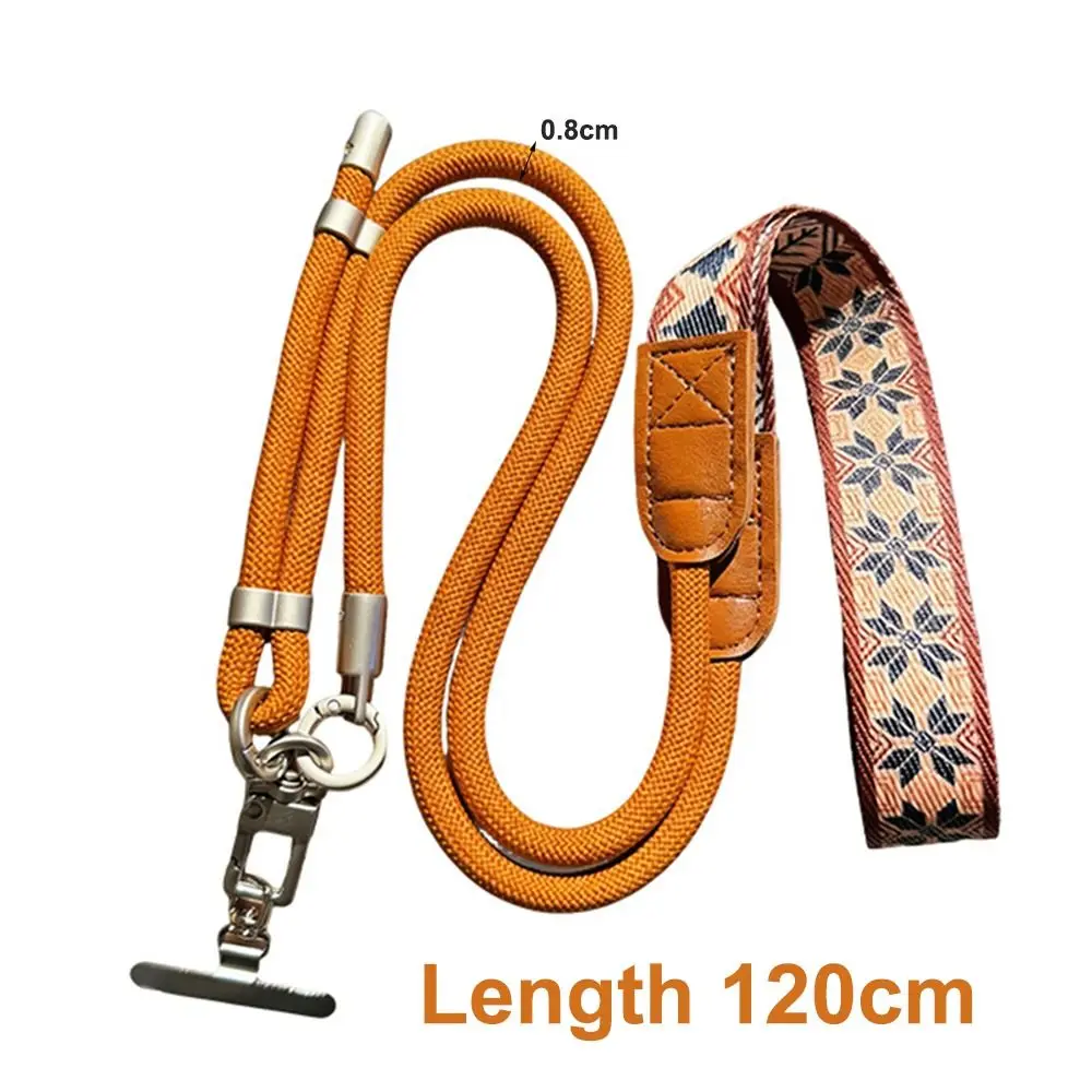 Tali Ponsel Universal yang Dapat Disesuaikan, Rotasi 360 Derajat, Pengait Logam, Tali Lanyard Anti Hilang, Tali Kalung Selempang untuk Casing Ponsel