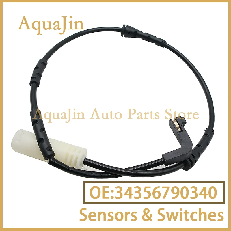 34356790340 المحور الأمامي مكبح قرصي الوسادة ارتداء الاستشعار لسيارات BMW X1 E84 N47 عربة 2009 ~ 2015 2010 2011 2012 2013 2014 يناسب OEM السيارات سيارة