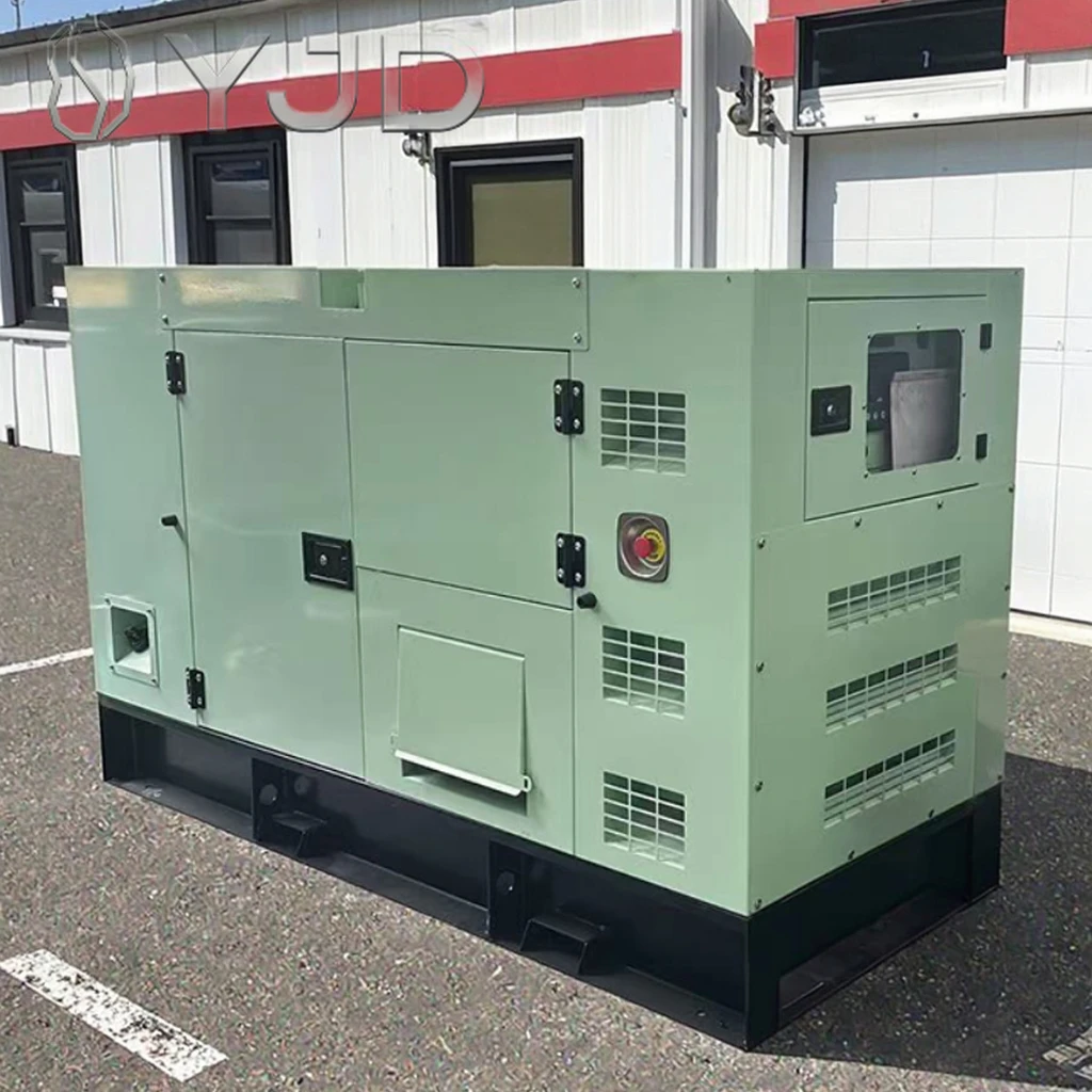 Quiet Running Portable Small 15/25/35/45/55kva Perkings Diesel Generator with Electric Start