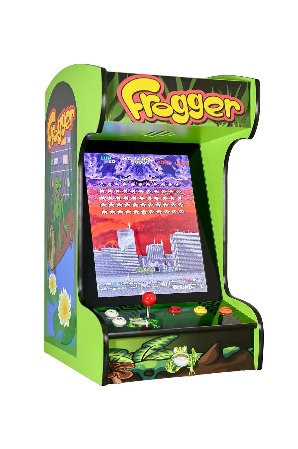 Classic Home Arcade Machine - Tabletop and Bartop - 412 Retro Games - Full Size LCD Screen, Buttons and Joystick, Customized