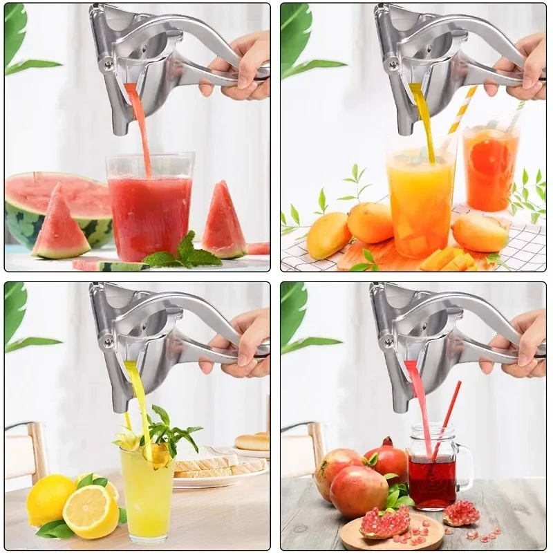 2026 Manual Juice Squeezer Aluminum Alloy Hand Pressure Juicer Pomegranate Orange Lemon Sugar Cane Juice Bar Kitchen Fruit Tool - view 6