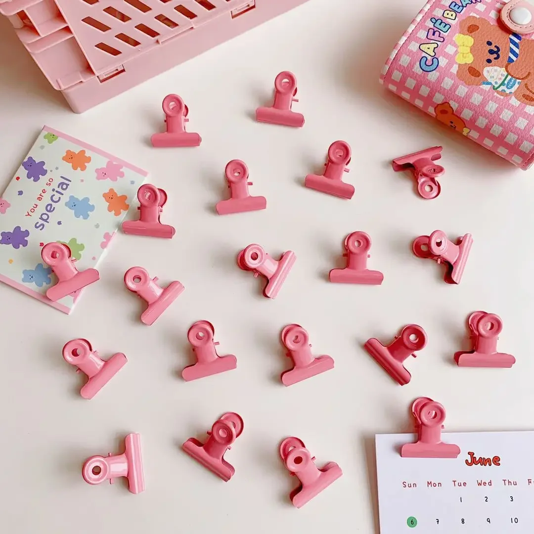 6-pecas-lote-clipes-de-metal-rosa-retro-estilo-harajuku-com-cauda-longa-para-armazenamento-de-bilhetes-testes-e-pastas-acessorios-de-escritorio