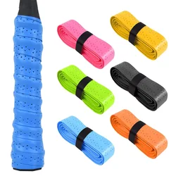 6pcs New Racket Grip Anti Slip Perforated Super Absorbent Tennis Overgrip Badminton Overgrip Pickleball Overgrip