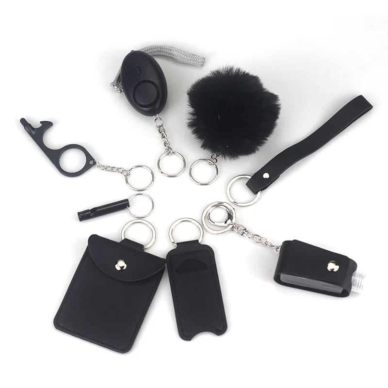 Imagem -04 - Conjunto de Chaveiros para Mulheres e Meninas Self Protection Key Rings Presentes para Mulheres 10 Pcs